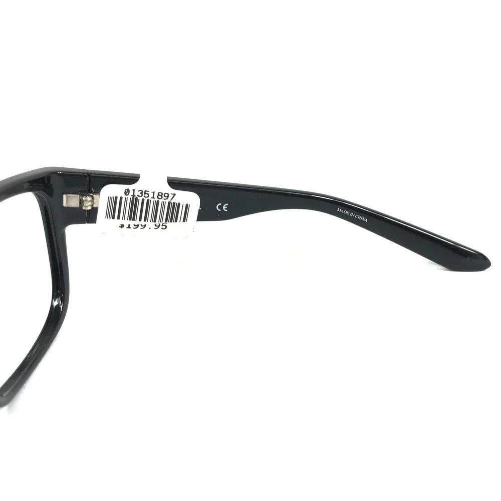 Dragon Eyeglasses Frame DR RUNE XL ION 011 Shiny Black Square Full Rim 60-18-135